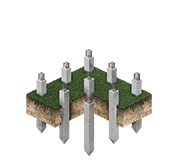 Железо - бетонные сваи